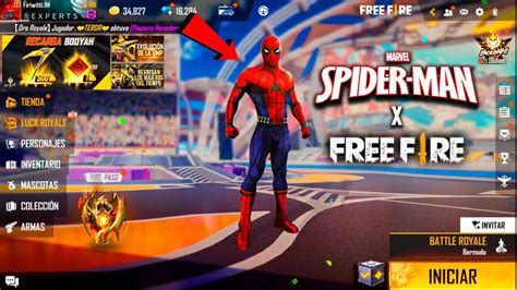 11+ Spiderman X Free Fire NUEVA COLABORACION! FREE FIRE X SPIDERMAN NO WAY HOME! ACTUALIZACION