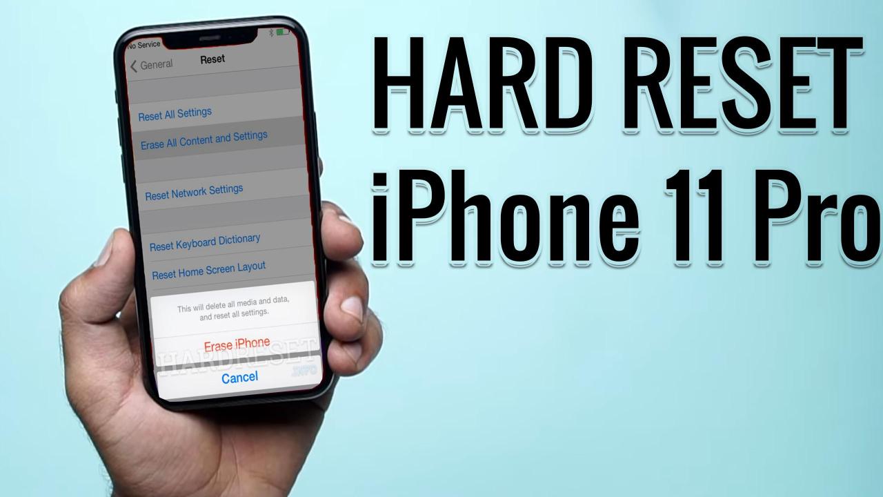 How To Reset Iphone 11