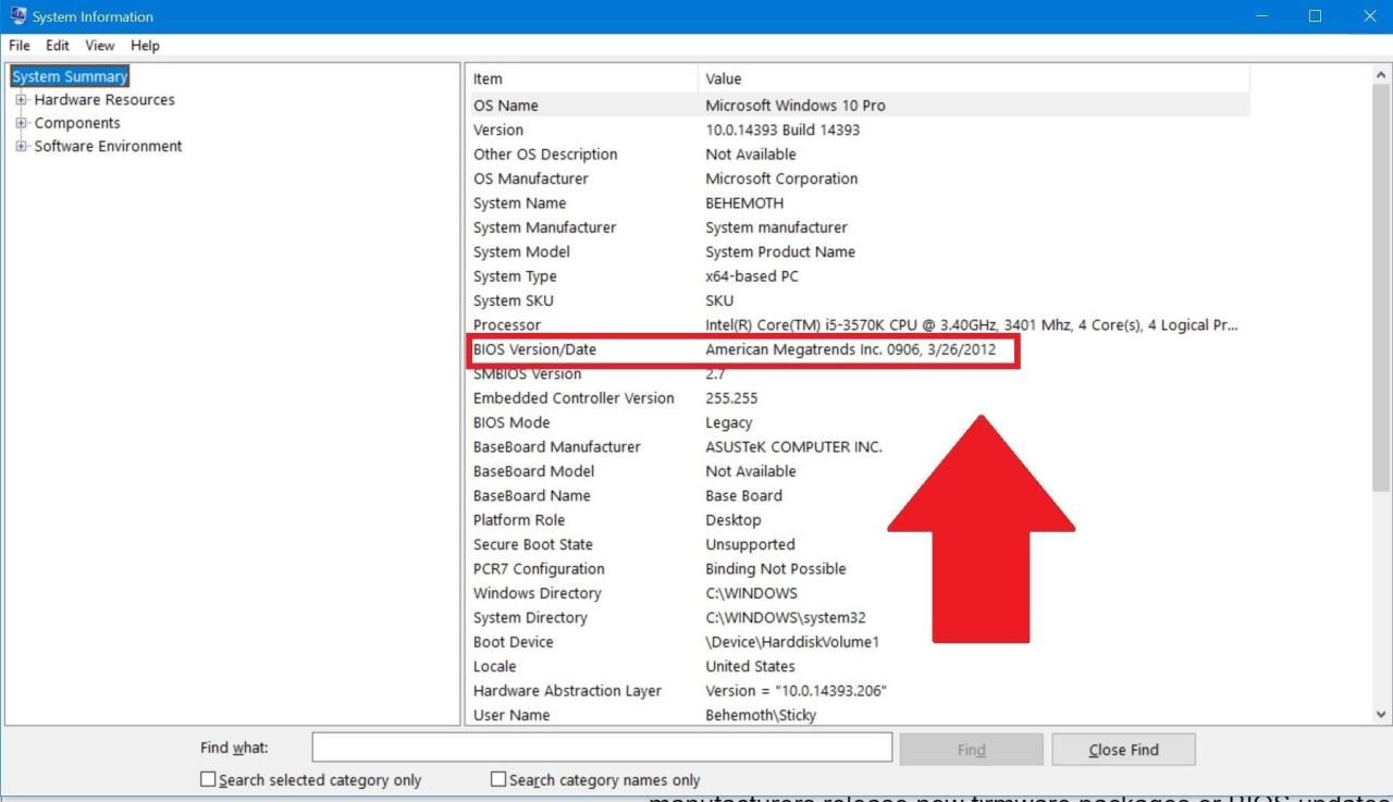 How To Update Bios