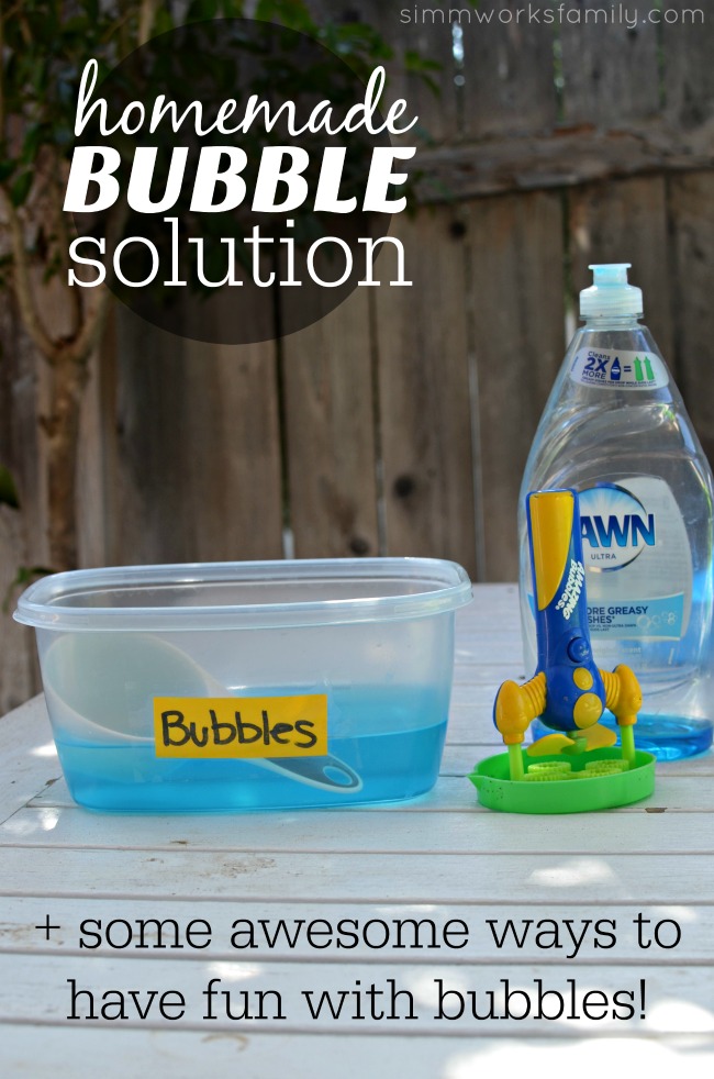 How To Make Bubble Solution