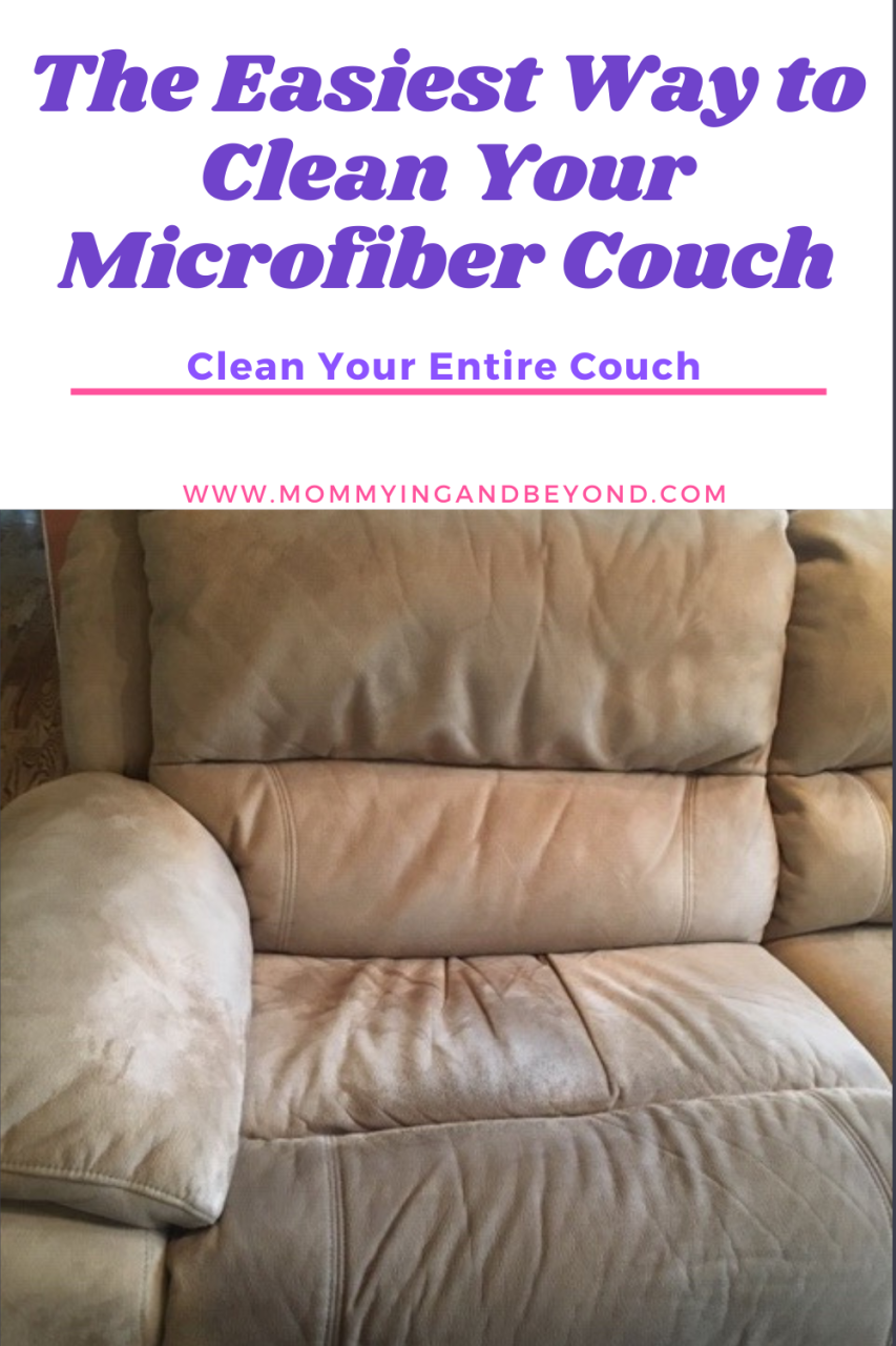 How To Clean Microfiber Couch