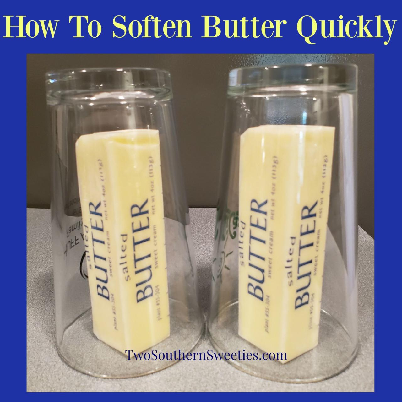 How To Quickly Soften Butter