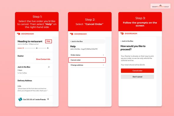 How To Cancel Doordash Order