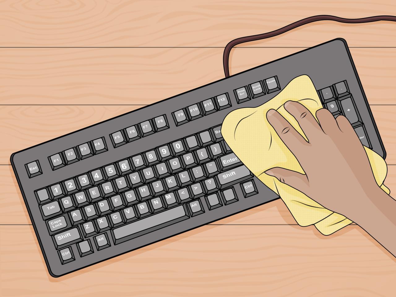 How To Clean A Keyboard