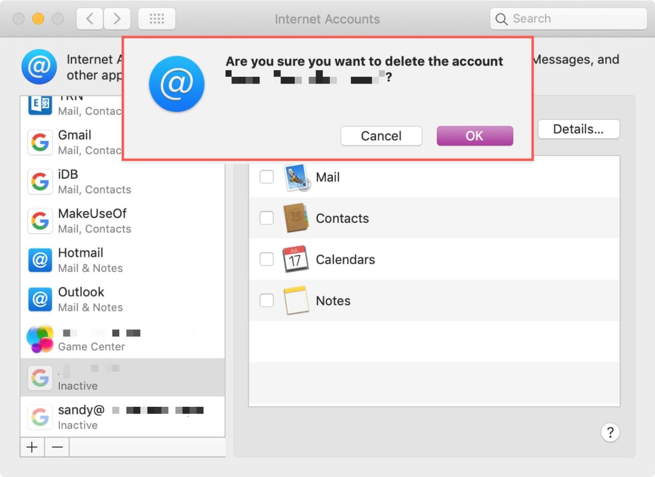 How To Delete Email Account