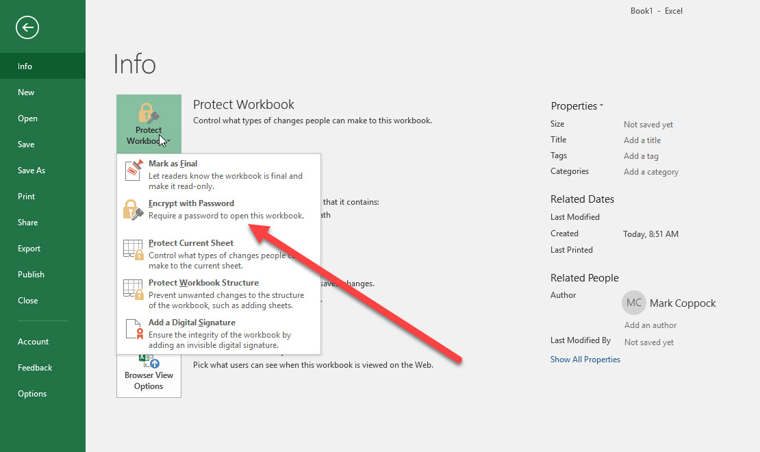 How To Password Protect Excel