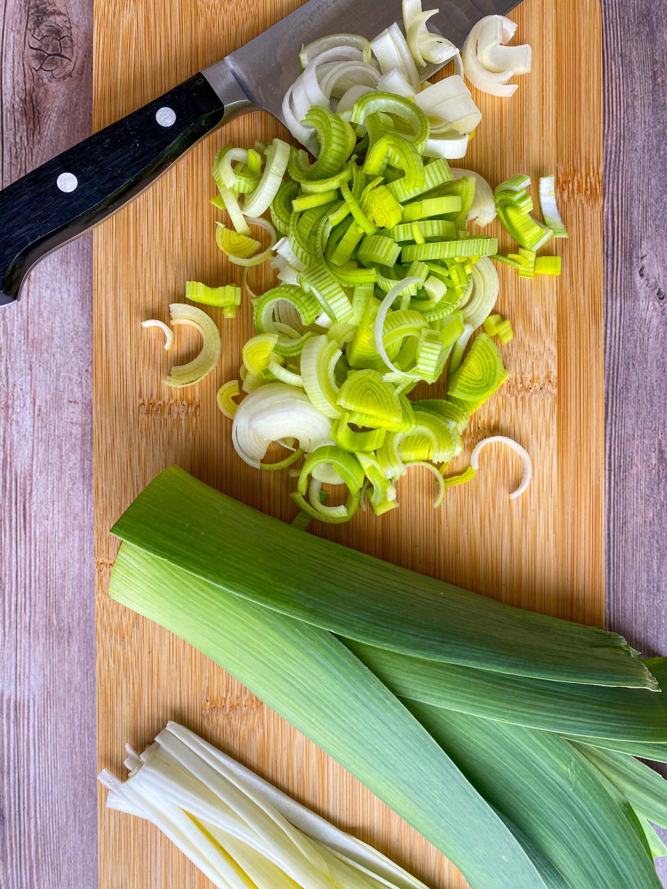 How To Cut Leeks