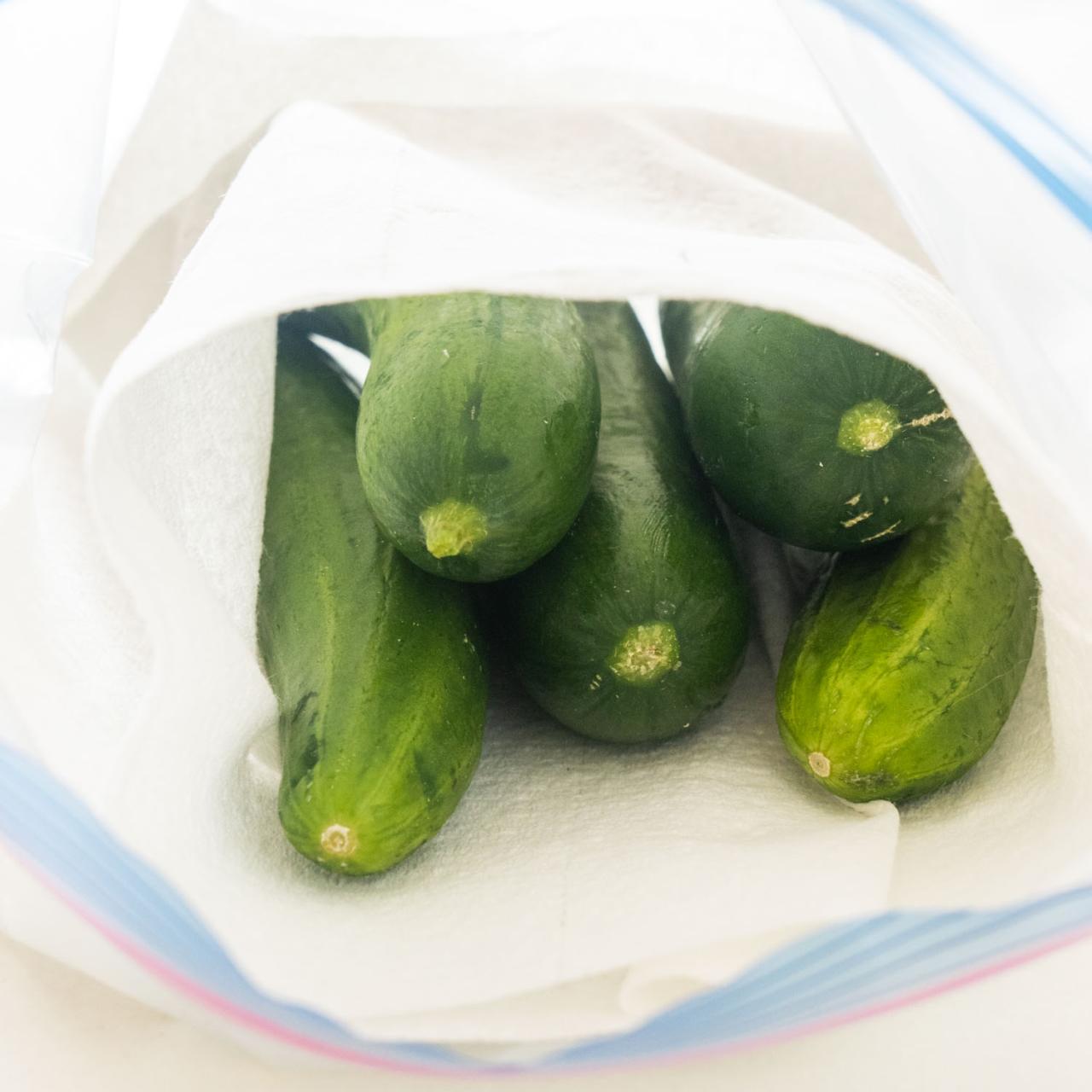 How To Store Cucumbers