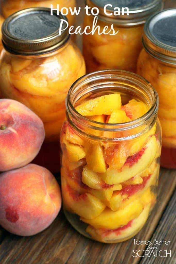 How To Can Peaches