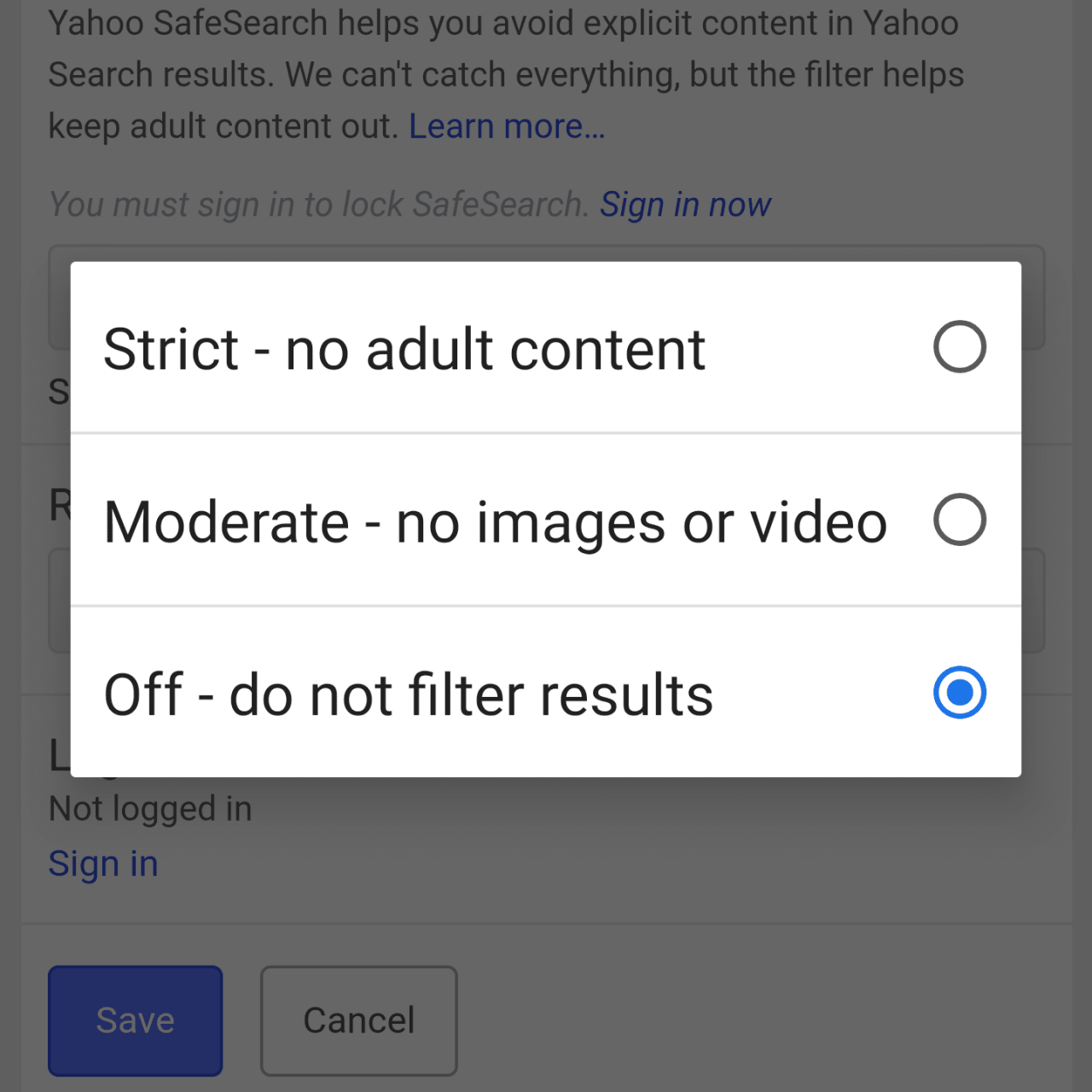 How To Turn Off Safesearch