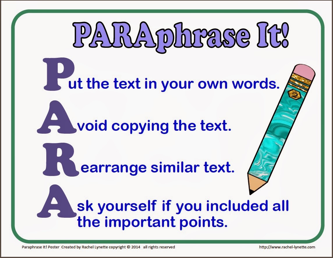 How To Paraphrase