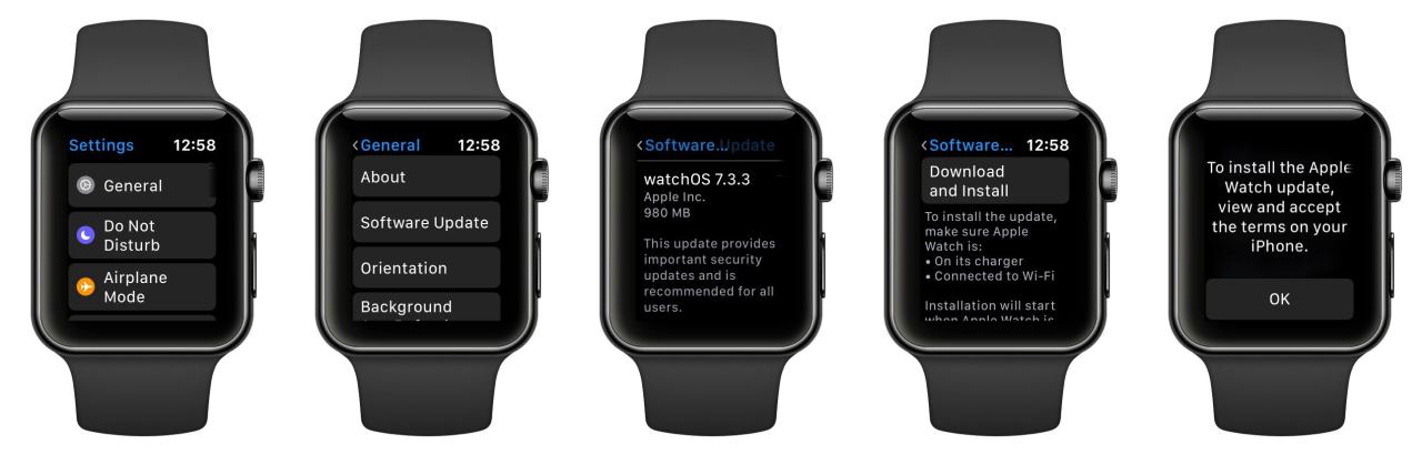 How To Update Apple Watch