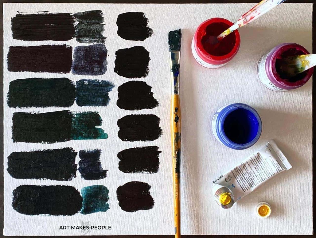 How To Make Black Paint