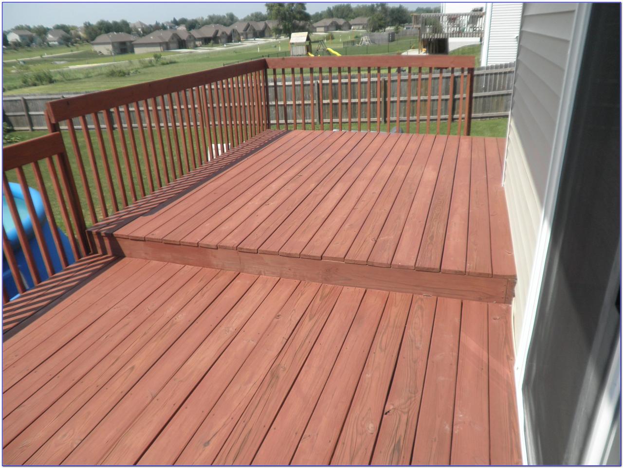 How To Stain A Deck