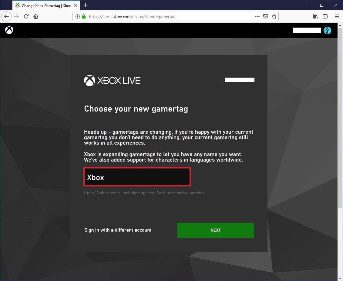 How To Change Xbox Gamertag