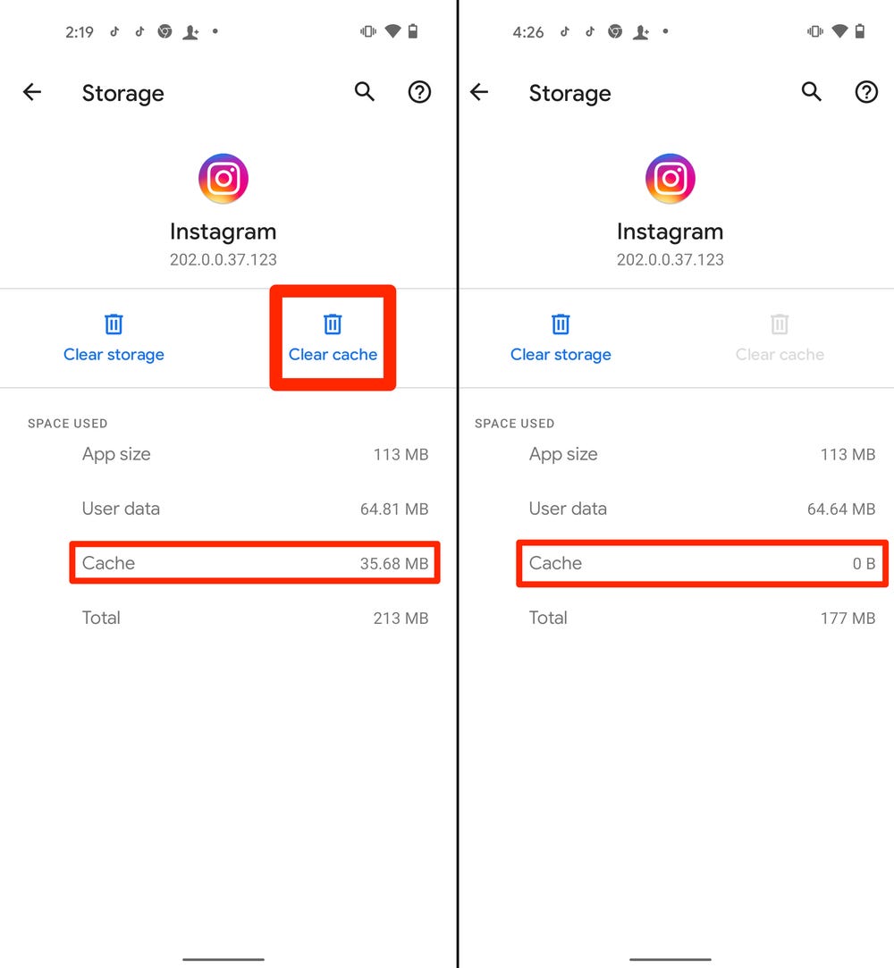 How To Clear Instagram Cache