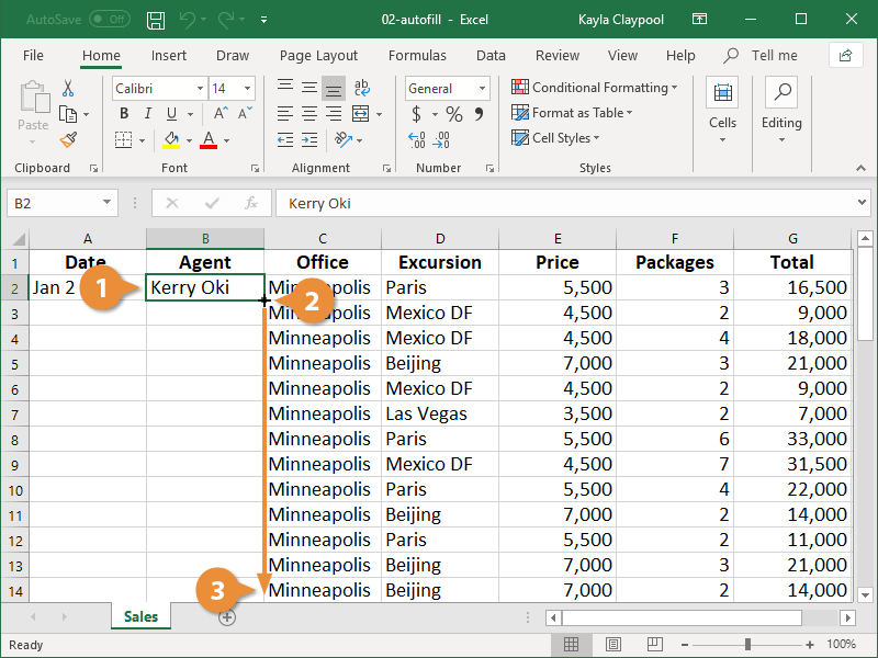 How To Autofill In Excel