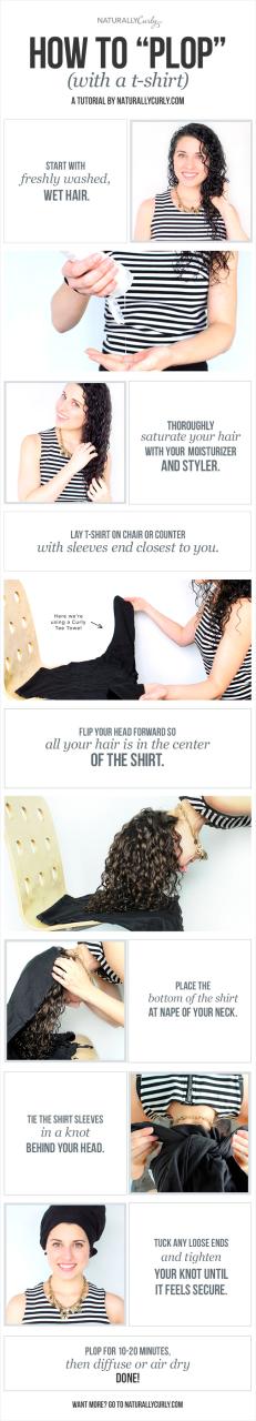 How To Plop Hair