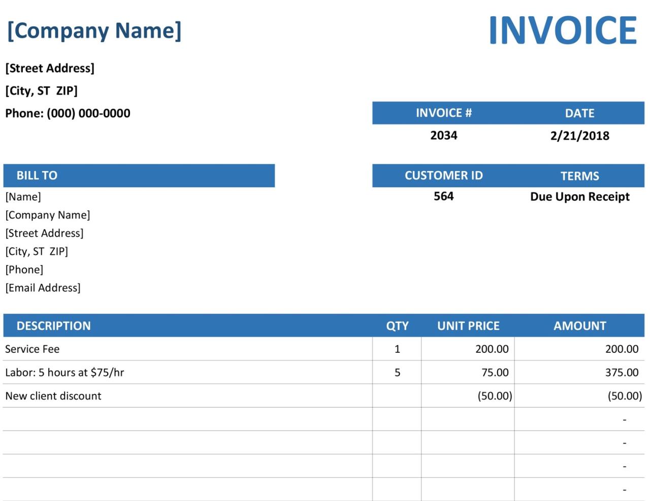 How To Make An Invoice