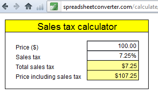 How To Calculate Sales Tax