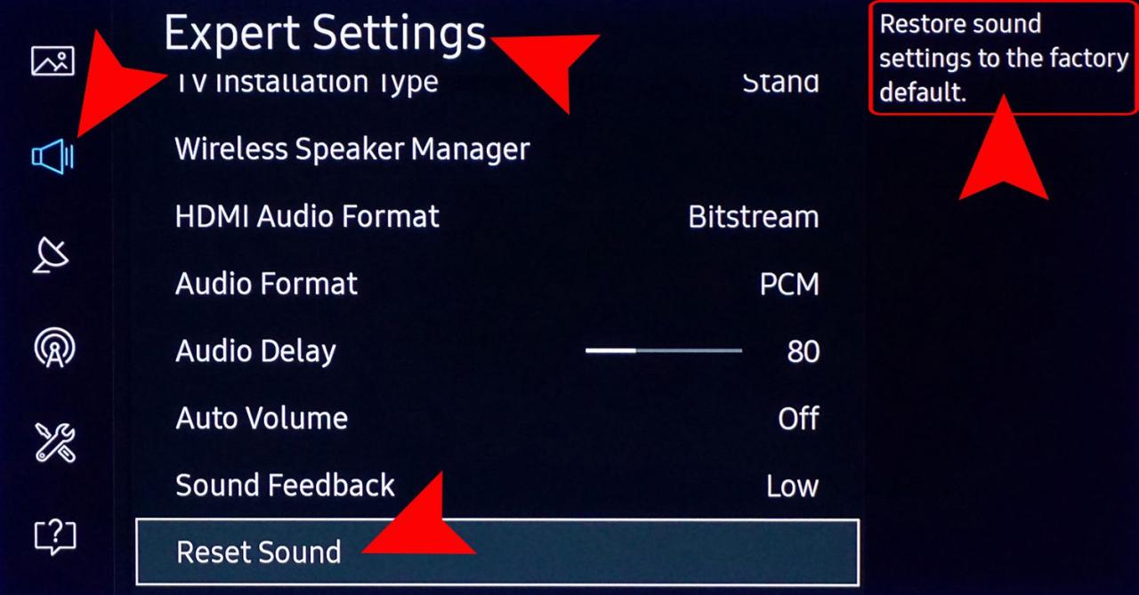 How To Reset Samsung Tv