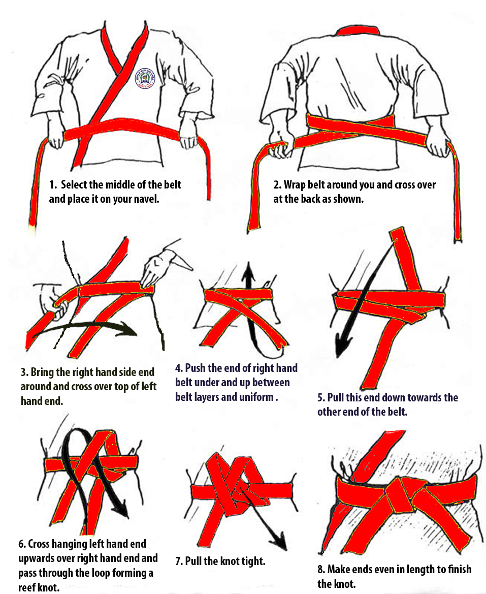 How To Tie Karate Belt