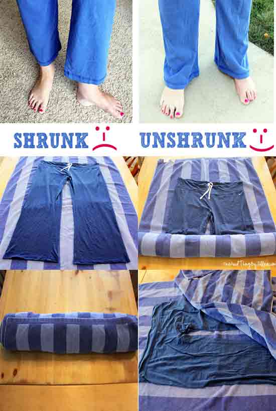 How To Unshrink Clothes