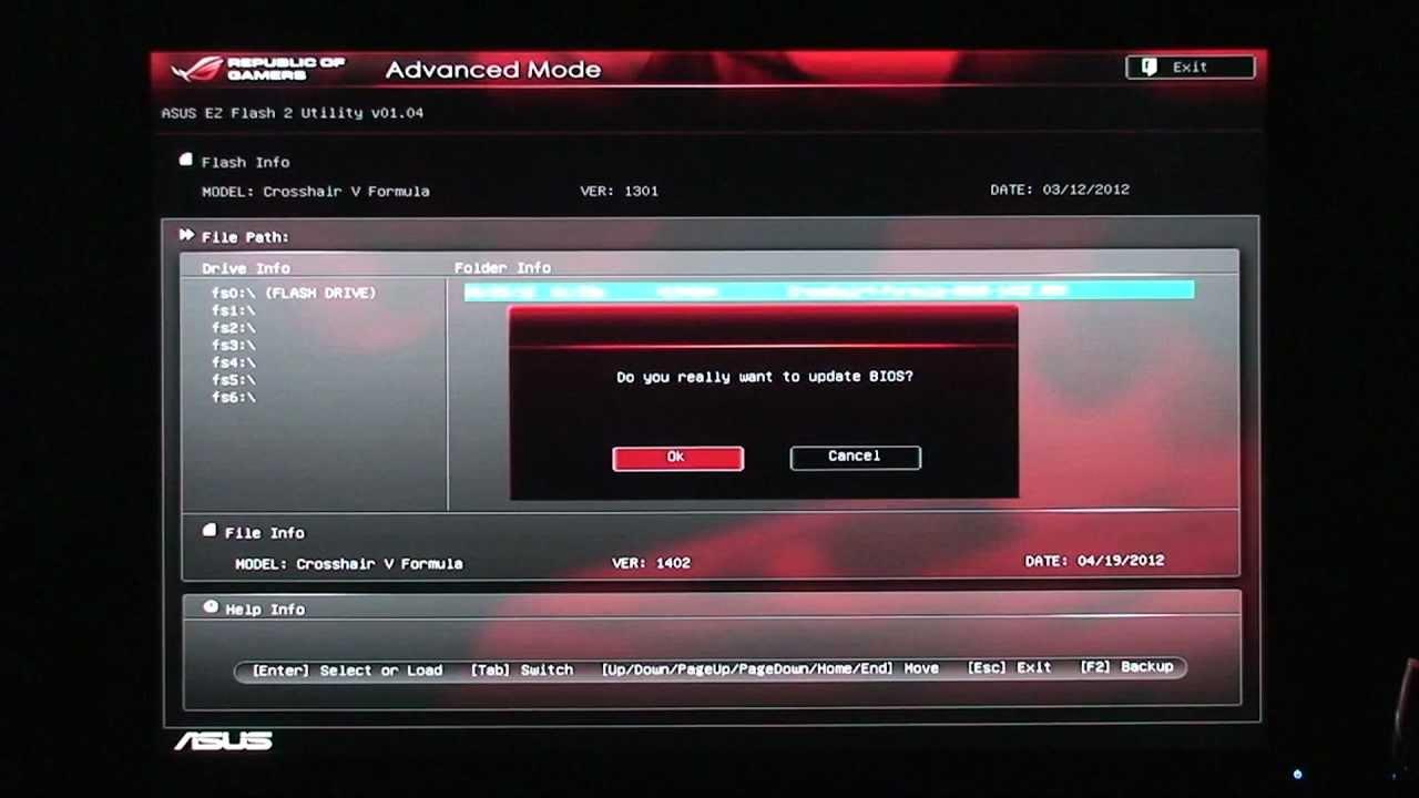 How To Update Bios Asus